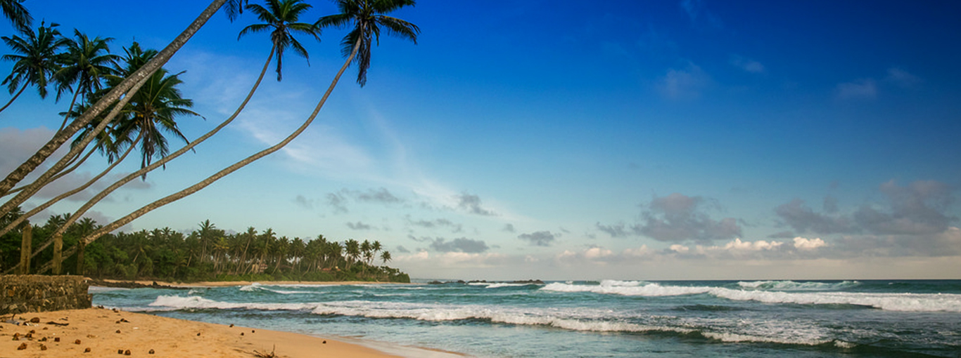 Sri Lanka, an island floating in the blue water